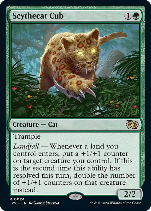 Scythecat Cub [Foundations Jumpstart] - MTG Single