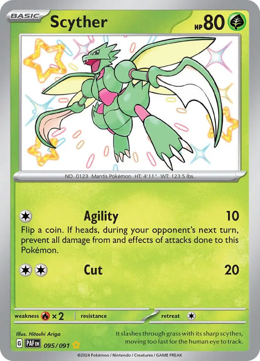 Scyther (095/091) [Scarlet & Violet: Paldean Fates] - Pokemon Single