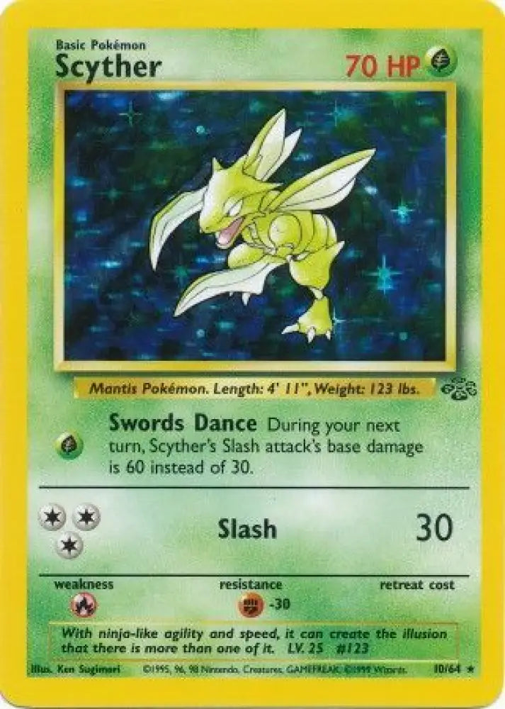 Scyther (10/64) [Jungle Unlimited] - Pokemon Single