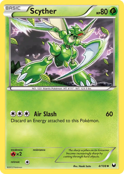 Scyther (4/108) [Black & White: Dark Explorers] - Pokemon Single