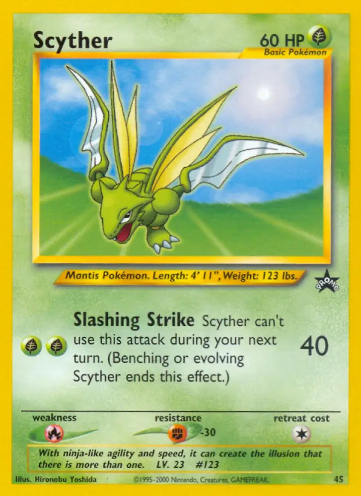 Scyther (45) [Wizards of the Coast: Black Star Promos] - Pokemon Single