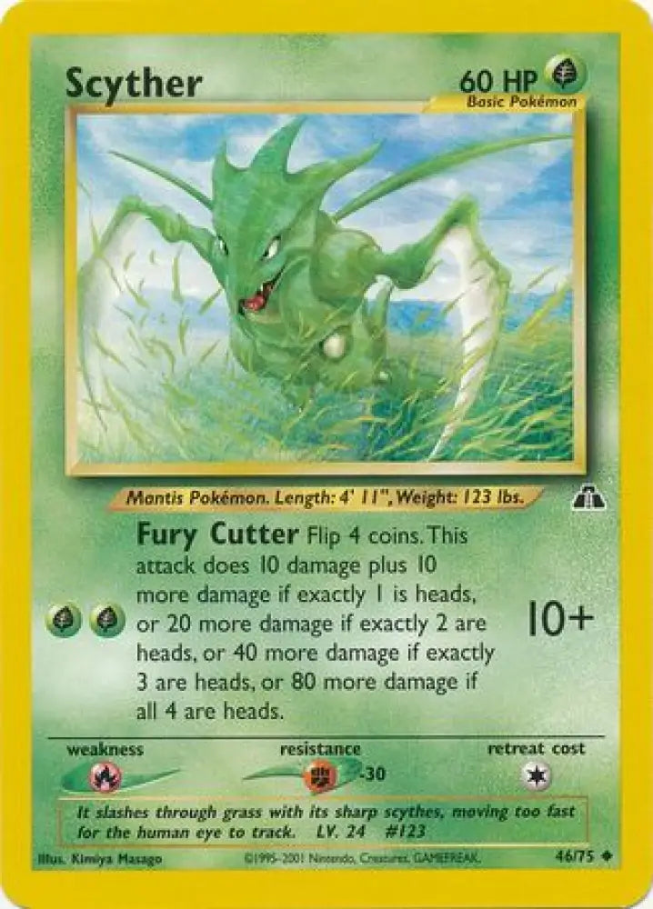 Scyther (46/75) [Neo Discovery Unlimited] - Pokemon Single