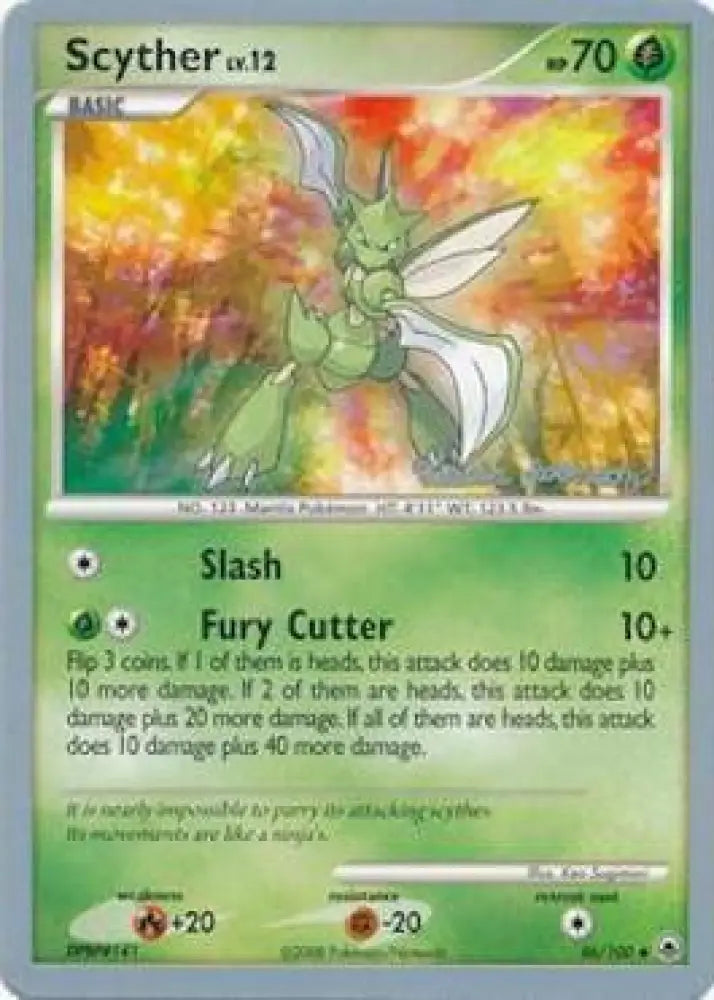 Scyther LV.12 (46/100) (Intimidation - Tristan Robinson) [World Championships 2008] - Pokemon Single