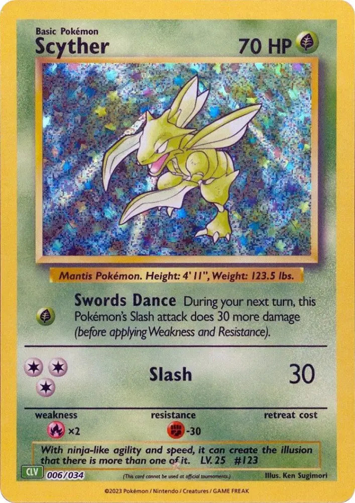 Scyther [Trading Card Game Classic] - Pokemon Single
