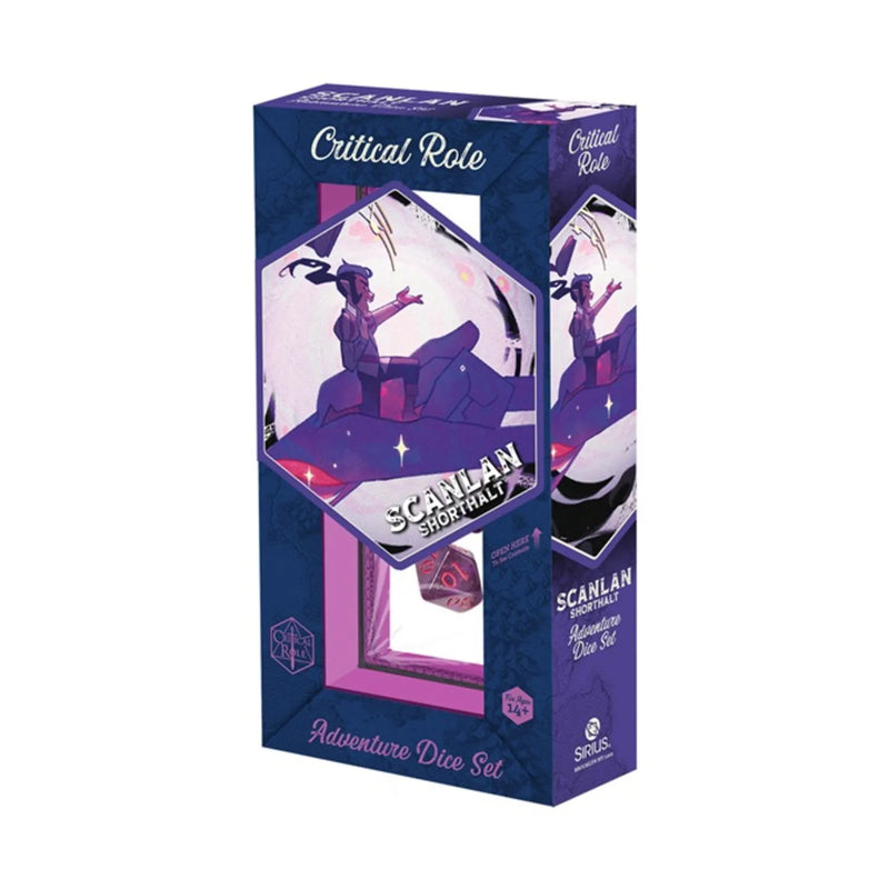 Vox Machina Adventure Dice - Scanlan Shorthalt