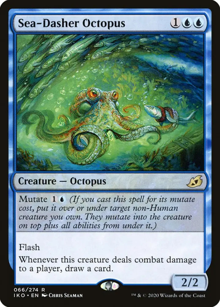 Sea-Dasher Octopus [Ikoria: Lair of Behemoths] - MTG Single