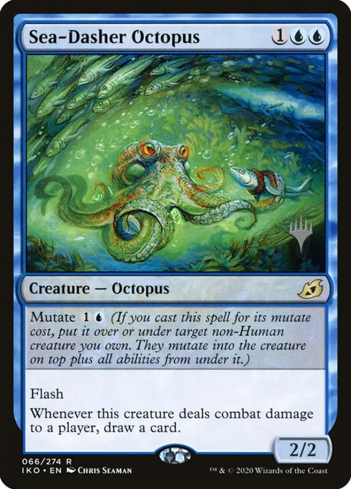 Sea-Dasher Octopus (Promo Pack) [Ikoria: Lair of Behemoths Promos] - MTG Single