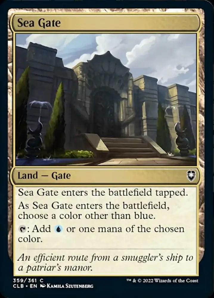 Sea Gate [Commander Legends: Battle for Baldur’s Gate] - MTG Single