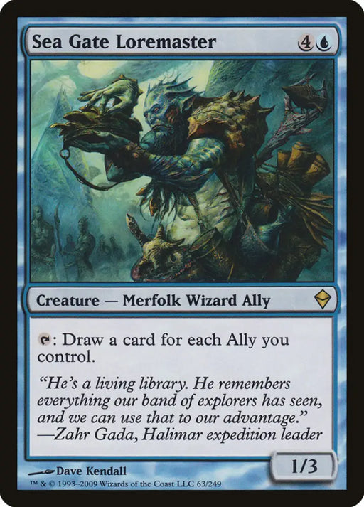 Sea Gate Loremaster [Zendikar] - MTG Single