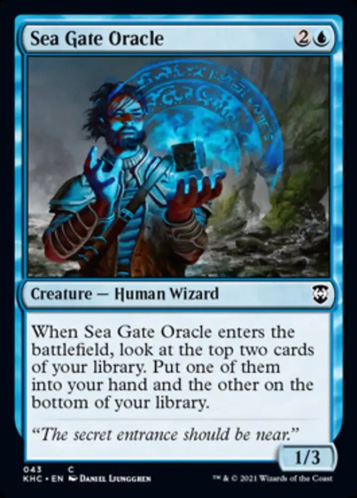 Sea Gate Oracle [Kaldheim Commander] - MTG Single