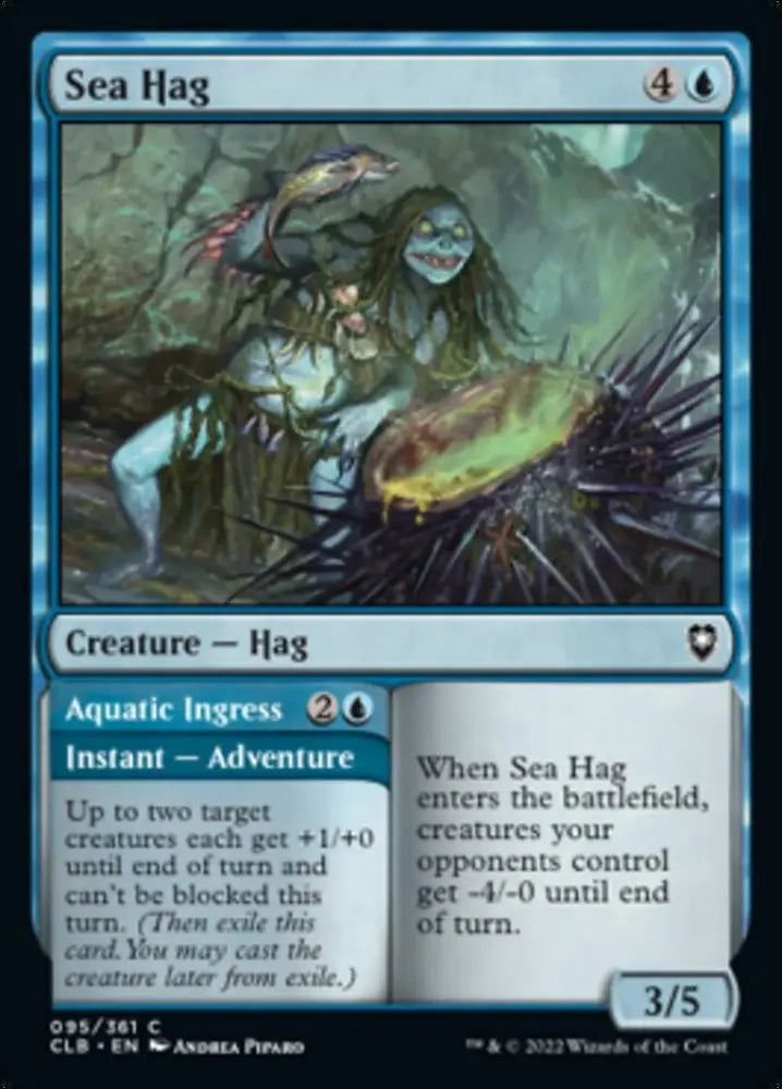 Sea Hag // Aquatic Ingress [Commander Legends: Battle for Baldur’s Gate] - MTG Single