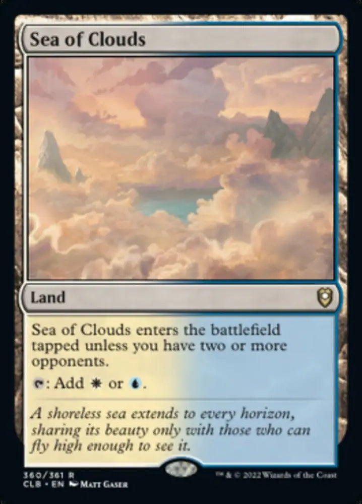 Sea of Clouds [Commander Legends: Battle for Baldur’s Gate] - MTG Single