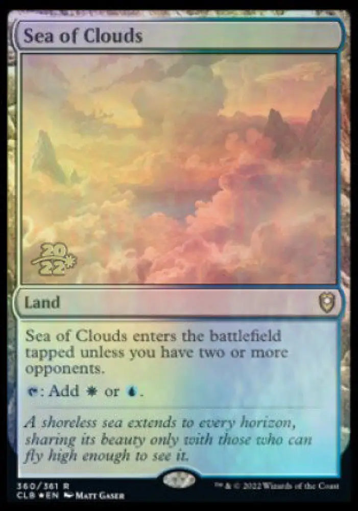 Sea of Clouds [Commander Legends: Battle for Baldur’s Gate Prerelease Promos] - MTG Single