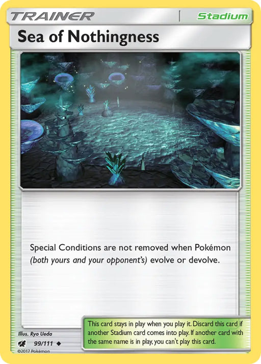 Sea of Nothingness (99/111) [Sun & Moon: Crimson Invasion] - Pokemon Single