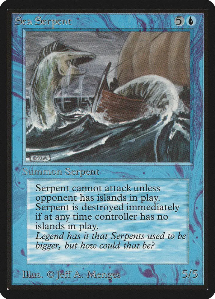Sea Serpent [Beta Edition] - MTG Single