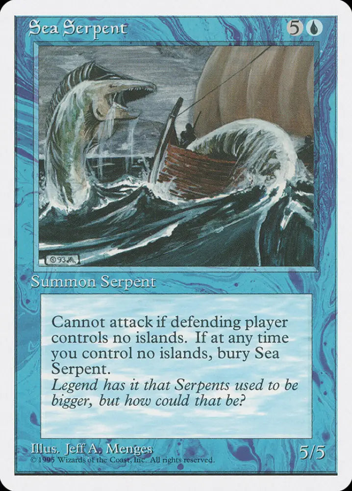 Sea Serpent [Fourth Edition] - MTG Single