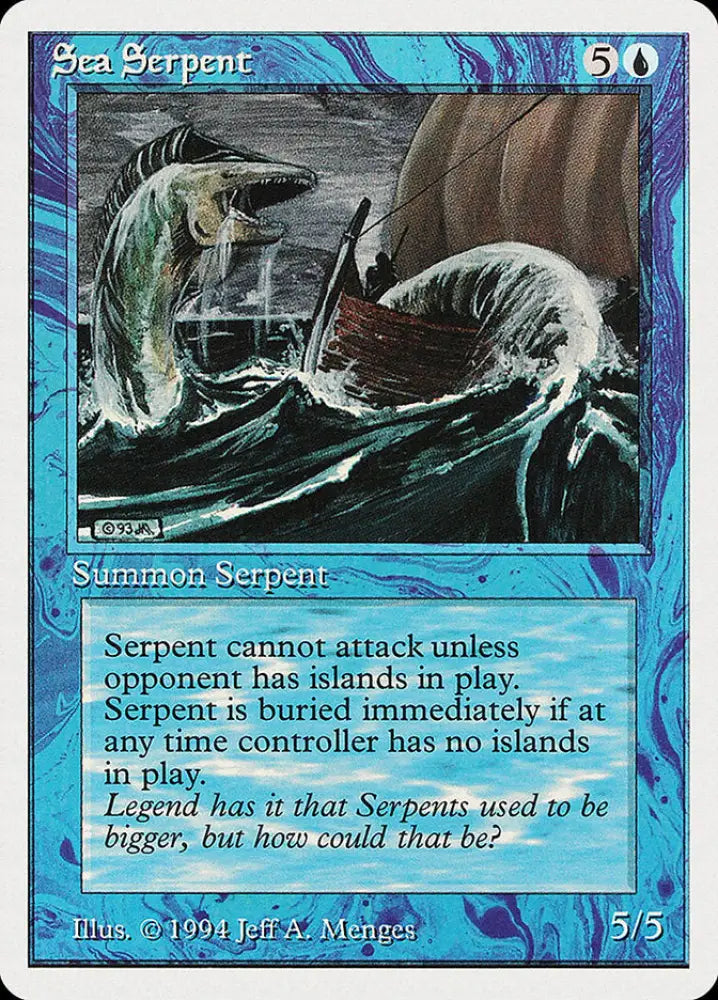 Sea Serpent [Summer Magic / Edgar] - MTG Single