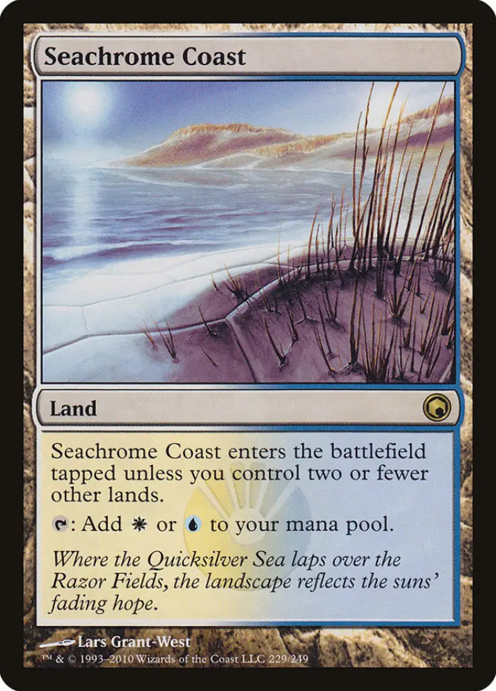 Seachrome Coast [Scars of Mirrodin] - MTG Single