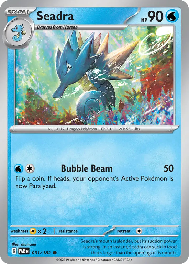 Seadra (031/182) [Scarlet & Violet: Paradox Rift] - Pokemon Single