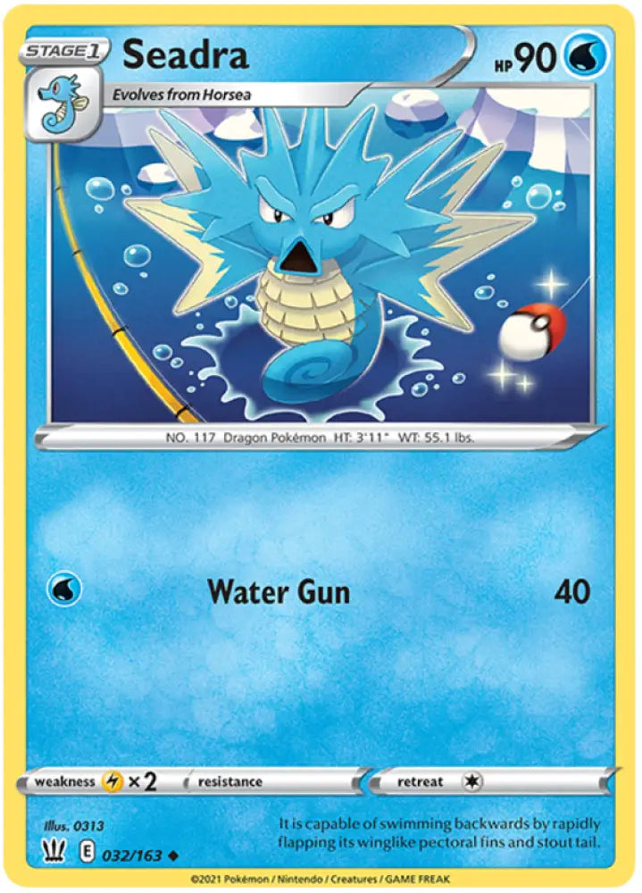 Seadra (032/163) [Sword & Shield: Battle Styles] - Pokemon Single