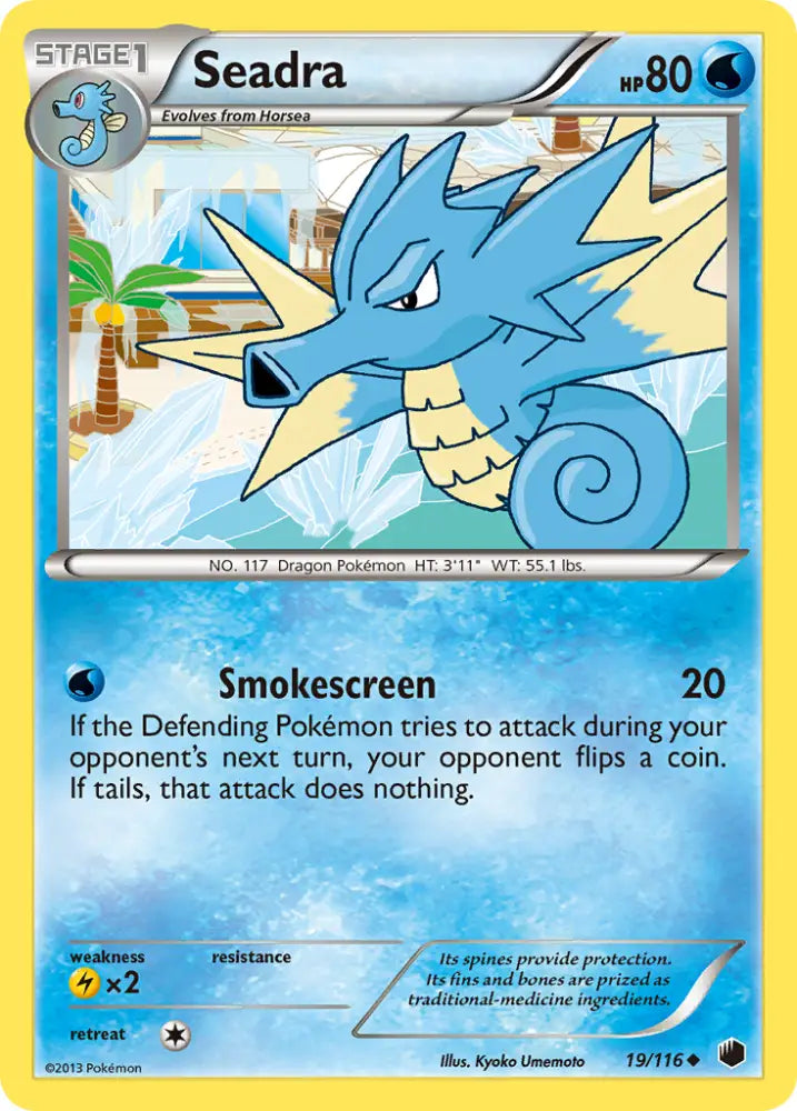Seadra (19/116) [Black & White: Plasma Freeze] - Pokemon Single