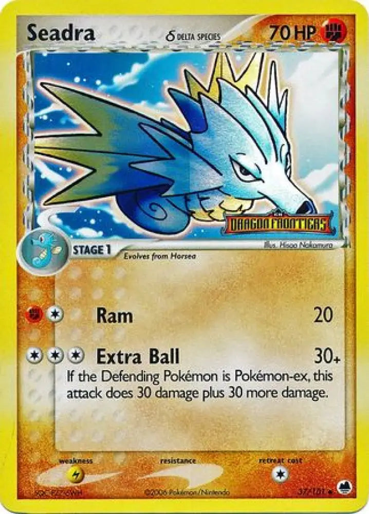 Seadra (37/101) (Delta Species) (Stamped) [EX: Dragon Frontiers] - Pokemon Single