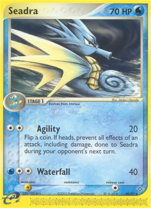 Seadra (40/97) [EX: Dragon] - Pokemon Single