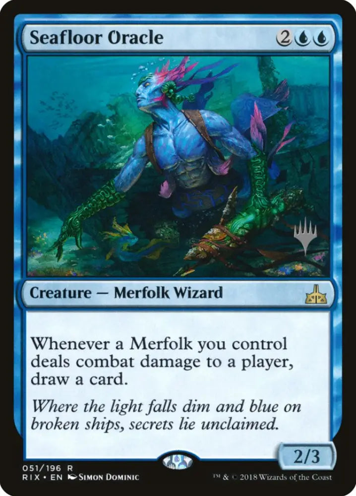 Seafloor Oracle (Promo Pack) [Rivals of Ixalan Promos] - MTG Single