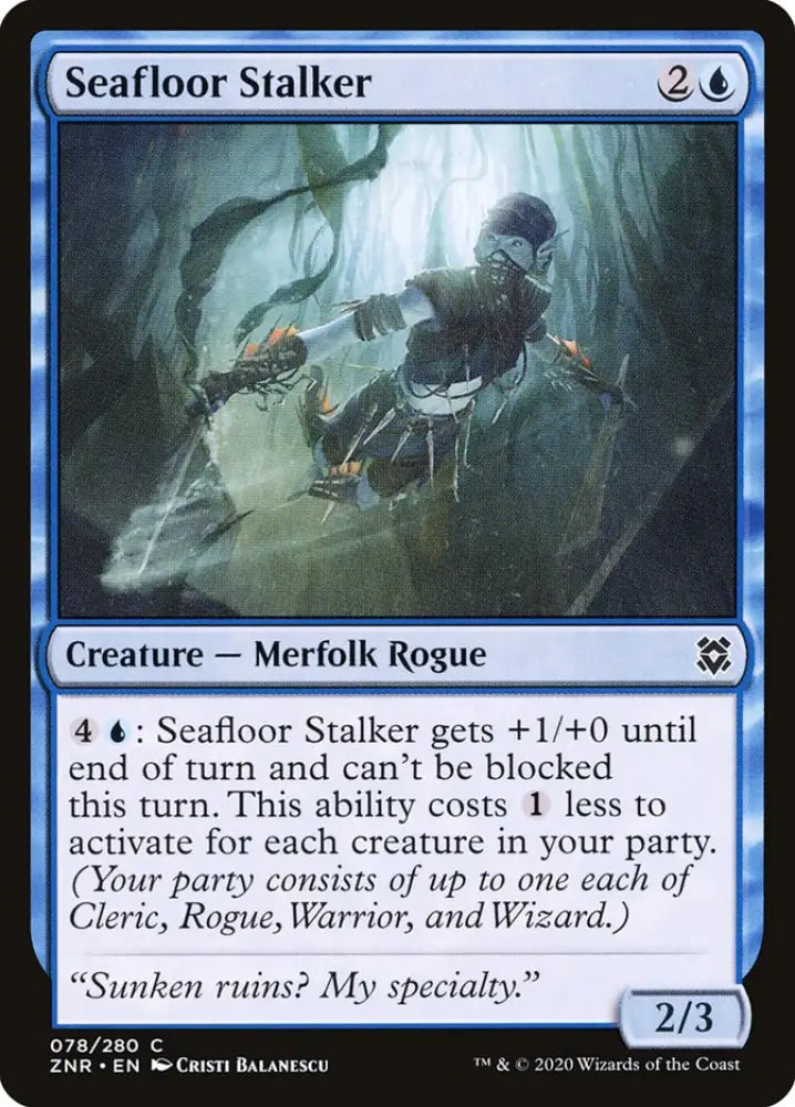 Seafloor Stalker [Zendikar Rising] - MTG Single