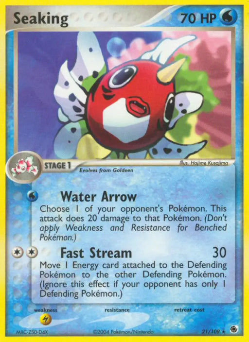 Seaking (21/109) [EX: Ruby & Sapphire] - Pokemon Single