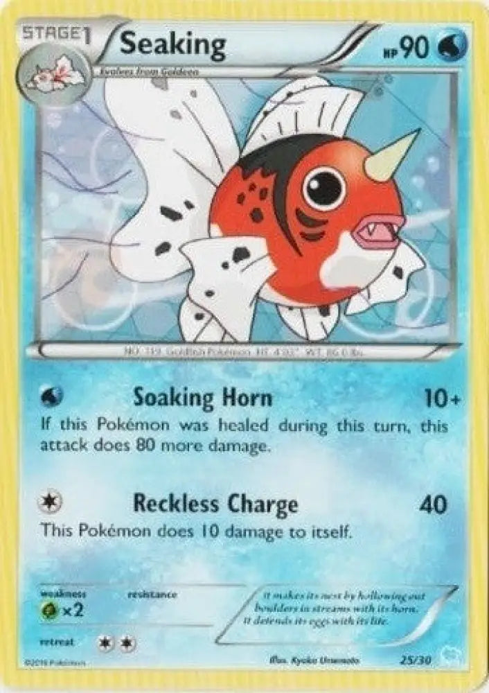 Seaking (25/30) [XY: Trainer Kit 3 - Suicune] - Pokemon Single