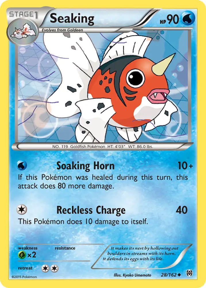 Seaking (28/162) [XY: BREAKthrough] - Pokemon Single