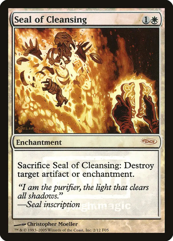 Seal of Cleansing [Friday Night Magic 2005] - MTG Single