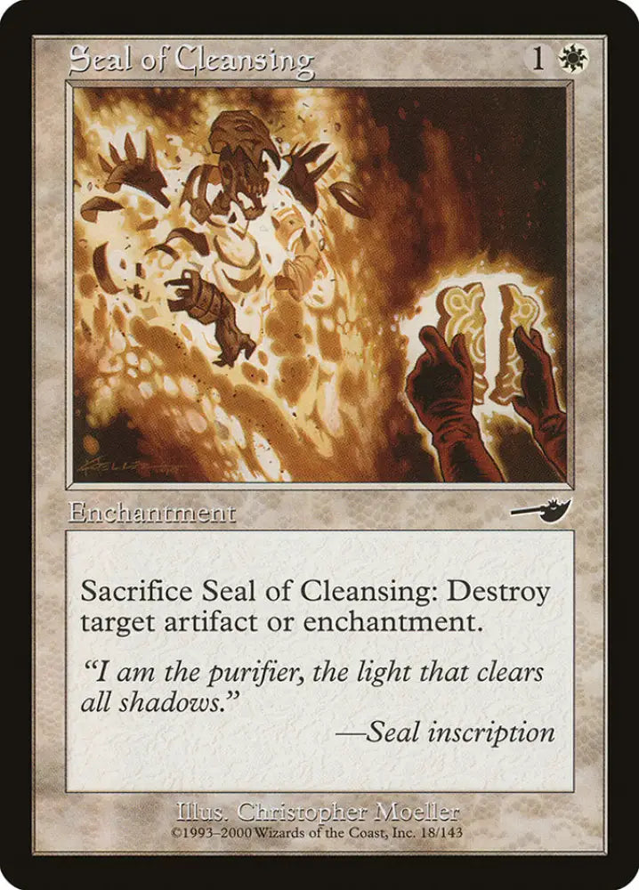 Seal of Cleansing [Nemesis] - MTG Single