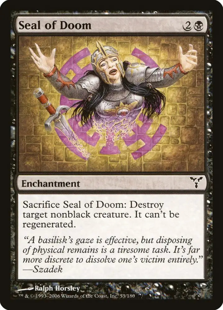 Seal of Doom [Dissension] - MTG Single