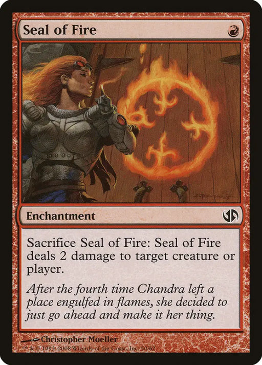 Seal of Fire [Duel Decks: Jace vs. Chandra] - MTG Single