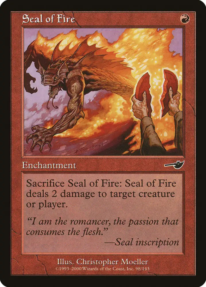 Seal of Fire [Nemesis] - MTG Single