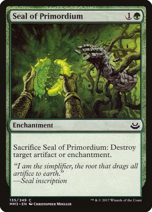 Seal of Primordium [Modern Masters 2017] - MTG Single