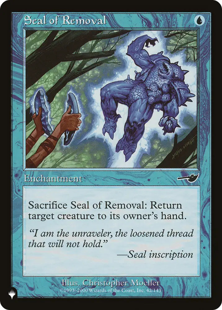 Seal of Removal [The List] - MTG Single