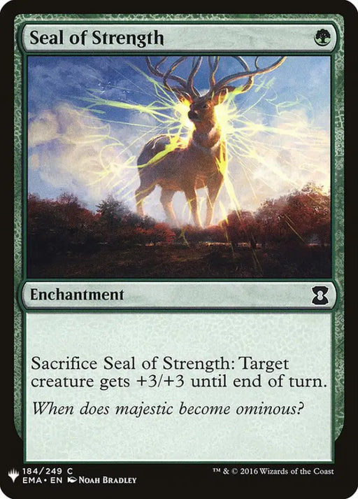 Seal of Strength [Mystery Booster] - MTG Single