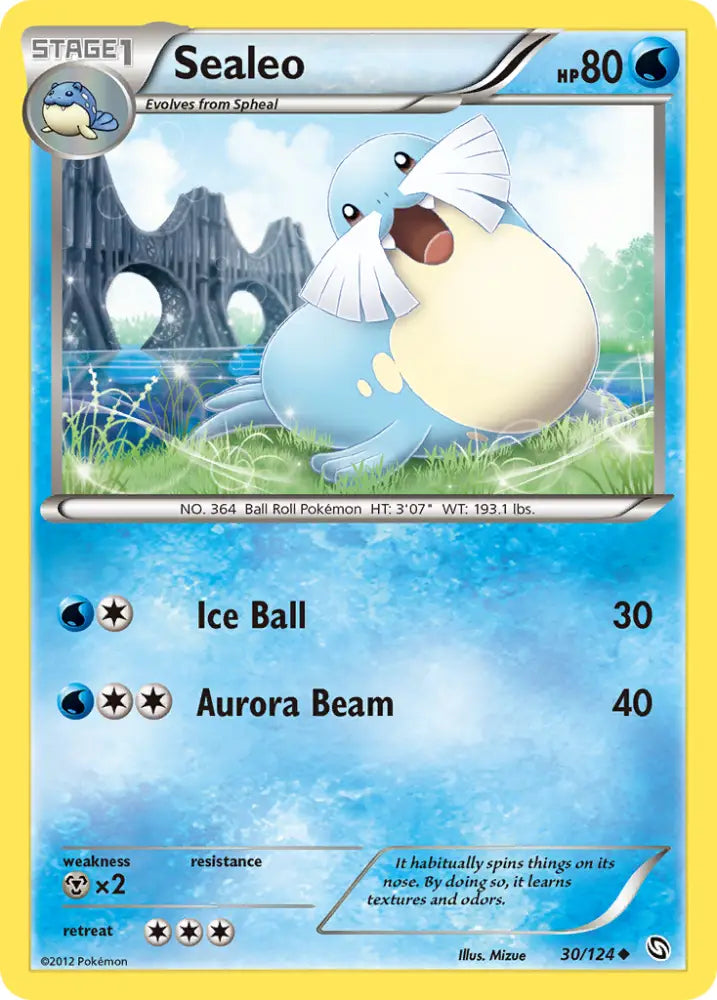 Sealeo (30/124) [Black & White: Dragons Exalted] - Pokemon Single
