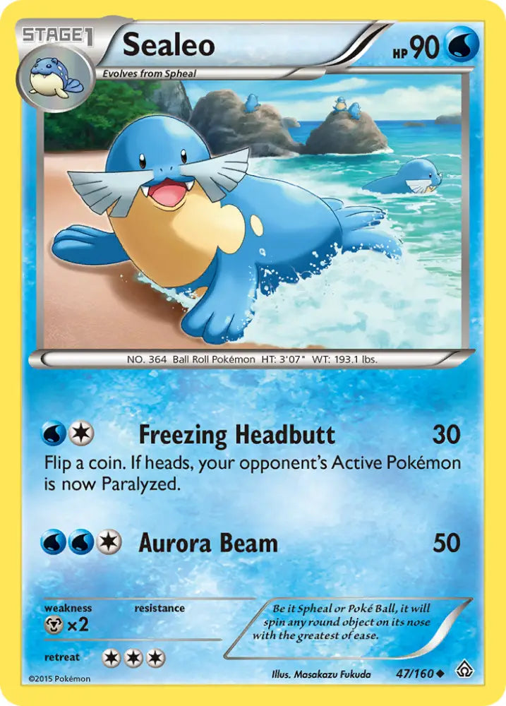 Sealeo (47/160) [XY: Primal Clash] - Pokemon Single