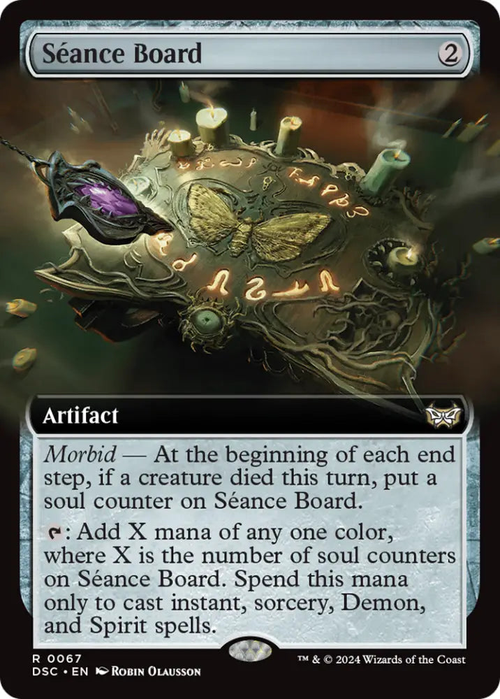 Seance Board (Extended Art) [Duskmourn: House of Horror Commander] - MTG Single