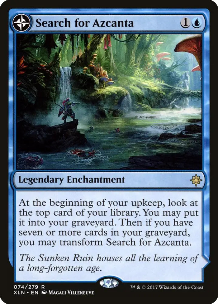 Search for Azcanta // Azcanta the Sunken Ruin [Ixalan] - MTG Single