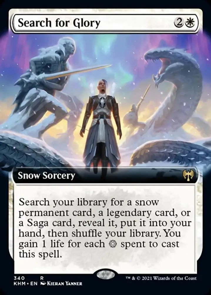 Search for Glory (Extended Art) [Kaldheim] - MTG Single