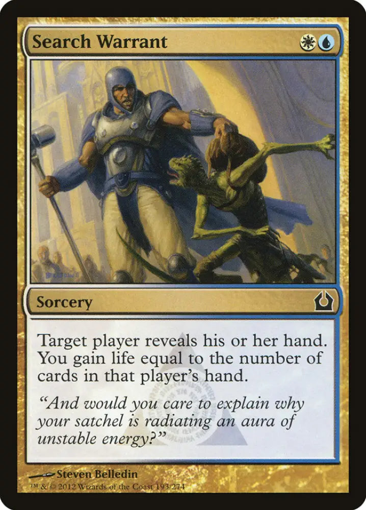 Search Warrant [Return to Ravnica] - MTG Single