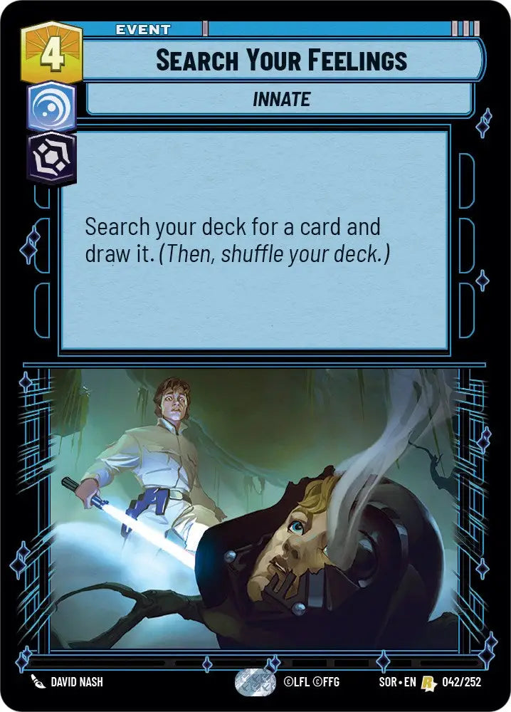 Search Your Feelings (042/252) [Spark of Rebellion] - Star Wars: Unlimited Single