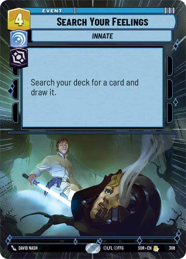 Search Your Feelings (Hyperspace) (308) [Spark of Rebellion] - Star Wars: Unlimited Single