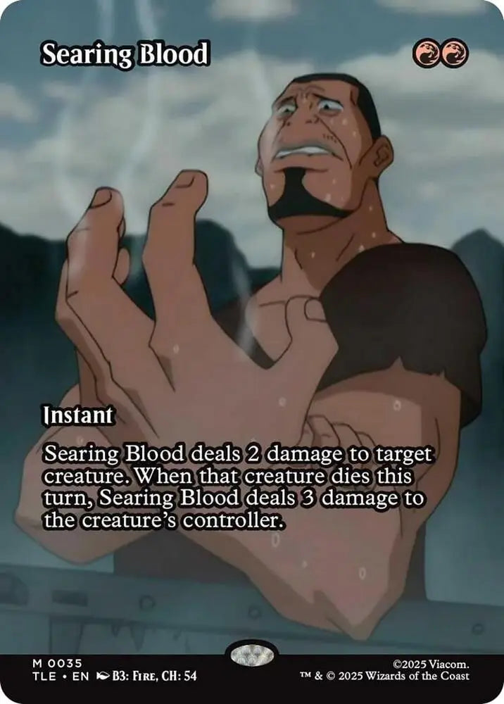 Searing Blood (Borderless) (35) [Avatar: The Last Airbender: Eternal-Legal]