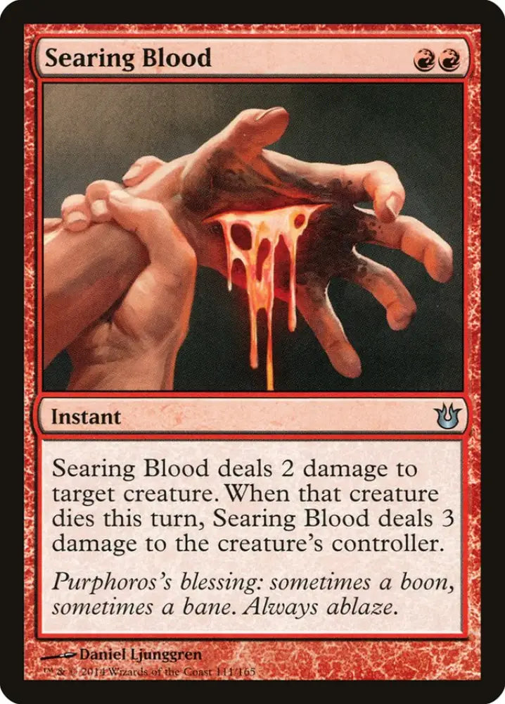 Searing Blood [Born of the Gods] - MTG Single
